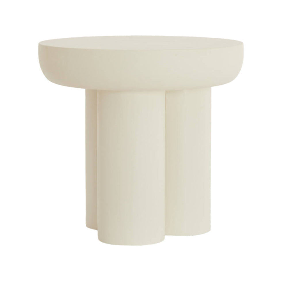 Mizuho Cream Wood Side Table