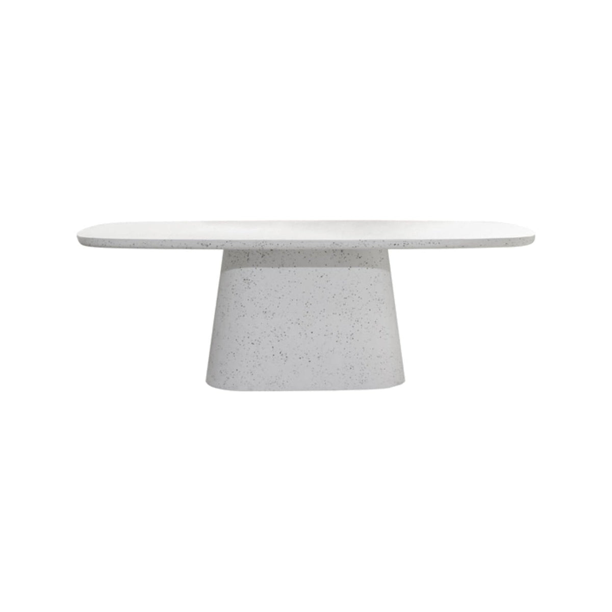 Hamura White Terrazzo Dining Table 220cm