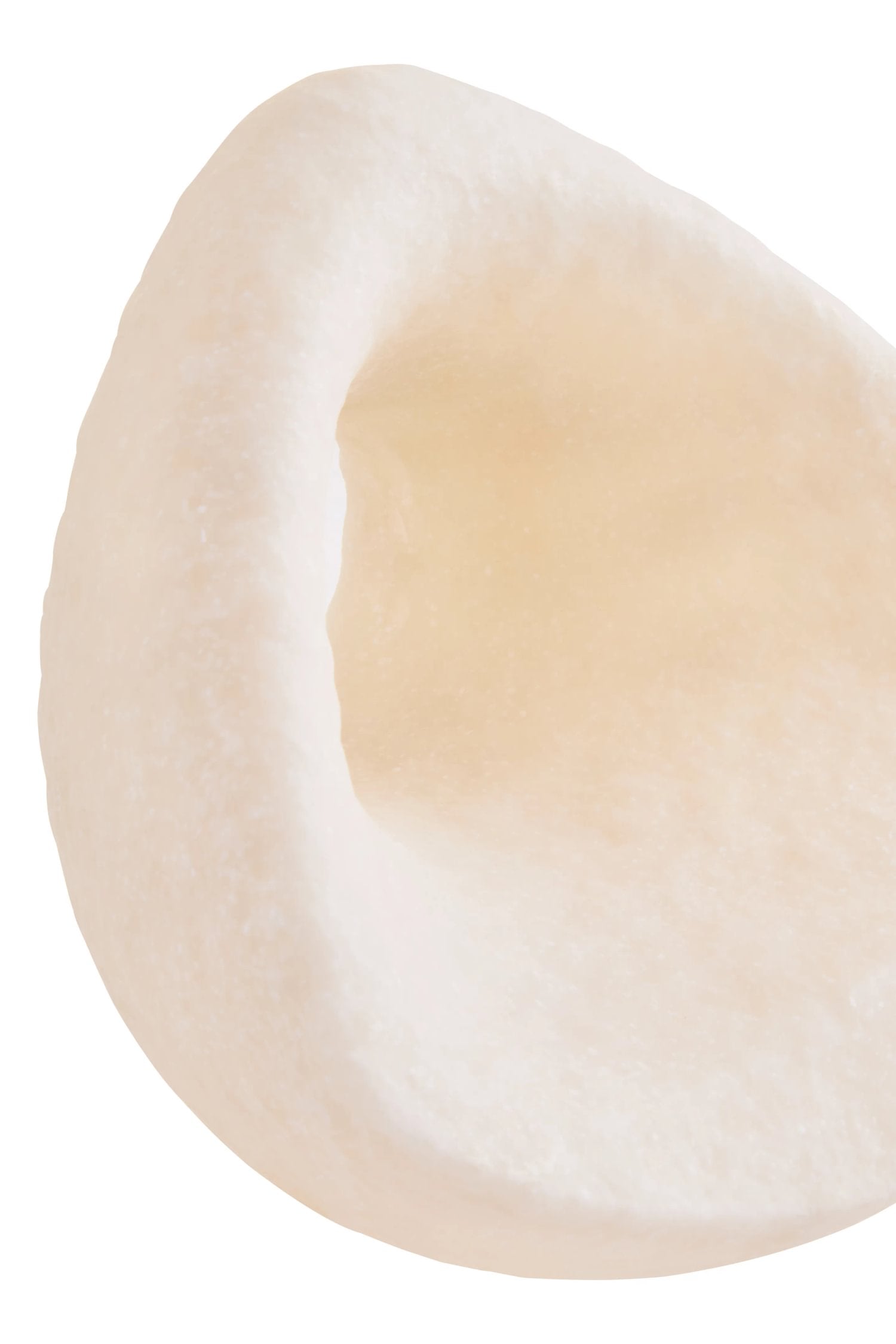 Forma Cream Textured Geometric Sculpture