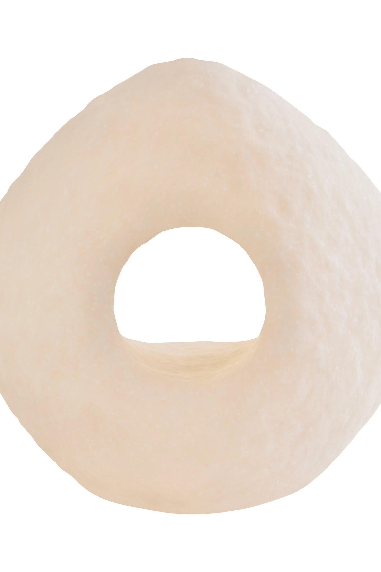 Forma Cream Textured Geometric Sculpture