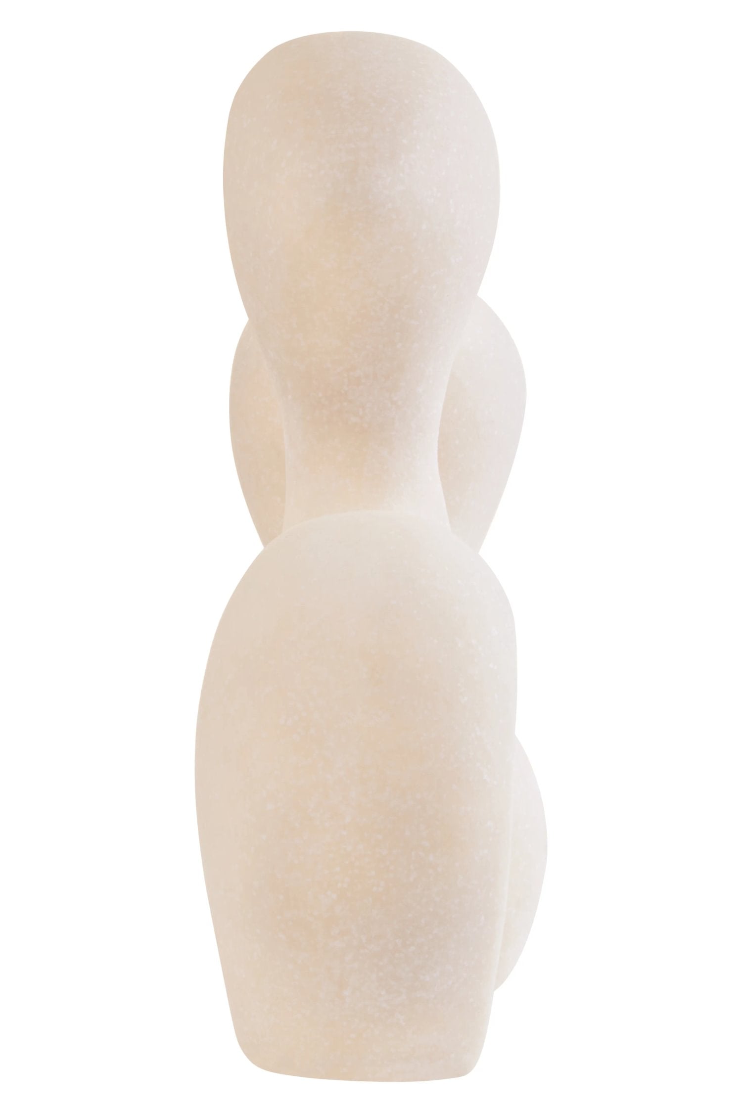 Forma White Marble Effect Organic Sculpture