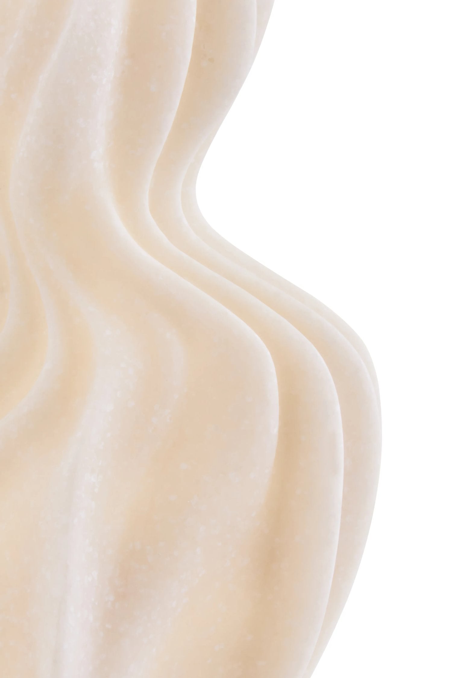 Forma White Marble Effect Organic Twist Vase
