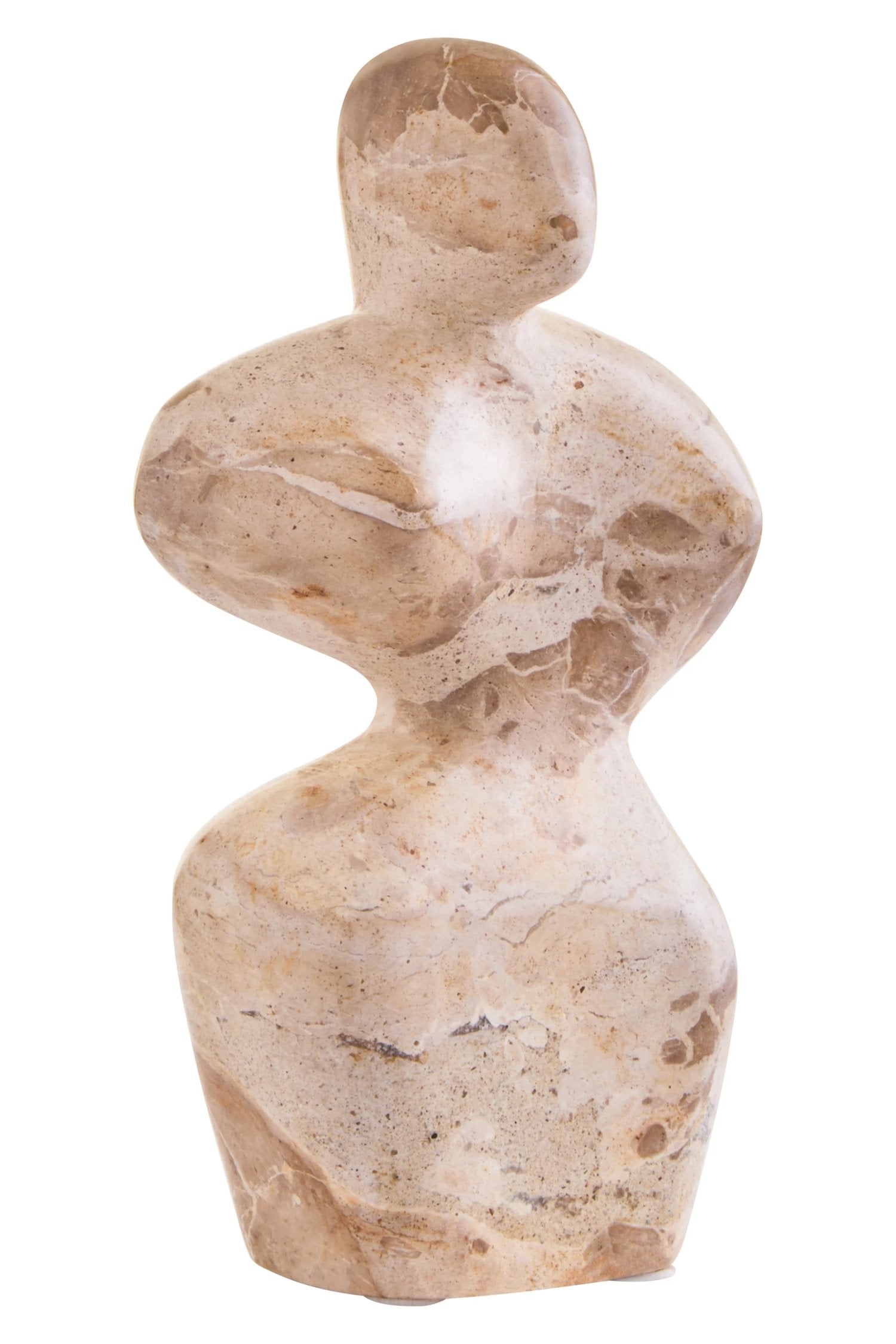 Cacao Chocolate Marble Abstract Sculpture