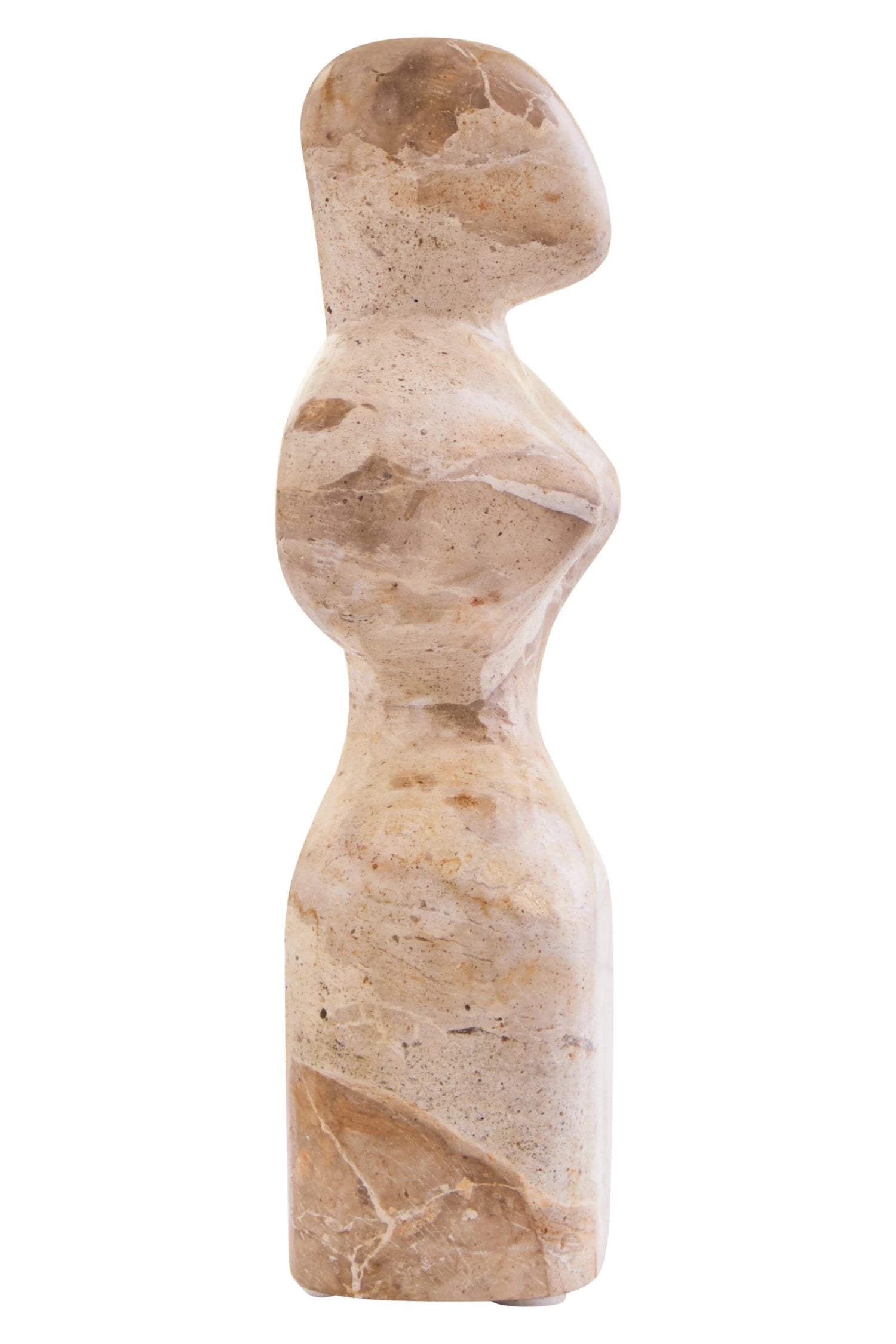 Cacao Chocolate Marble Abstract Sculpture