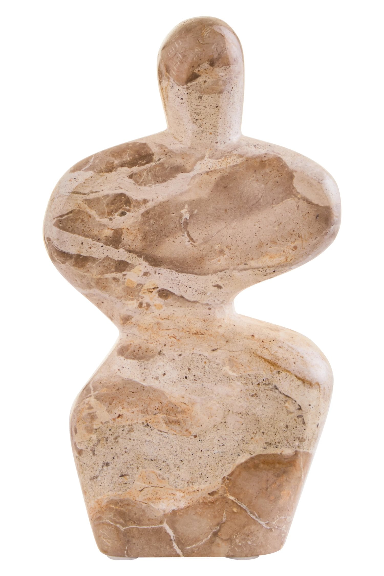Cacao Chocolate Marble Abstract Sculpture