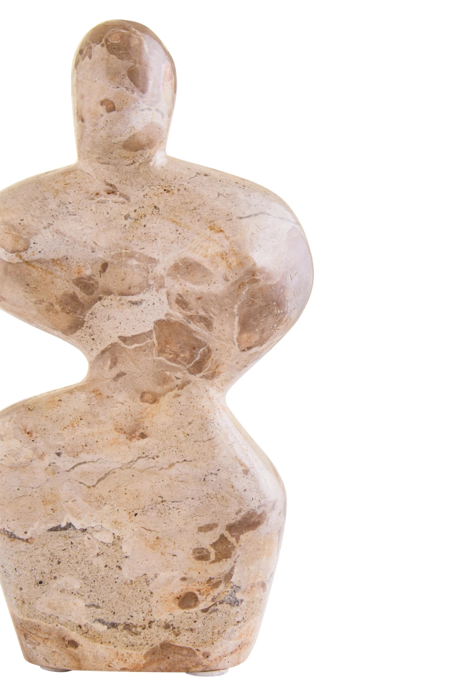 Cacao Chocolate Marble Abstract Sculpture
