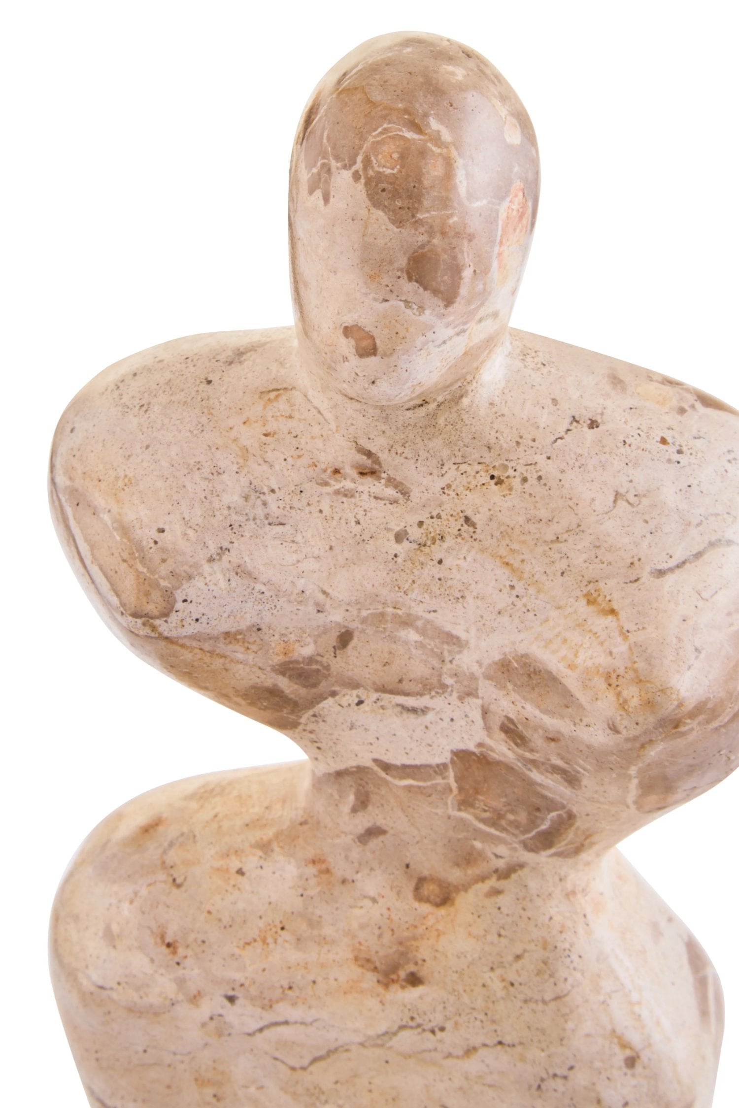 Cacao Chocolate Marble Abstract Sculpture