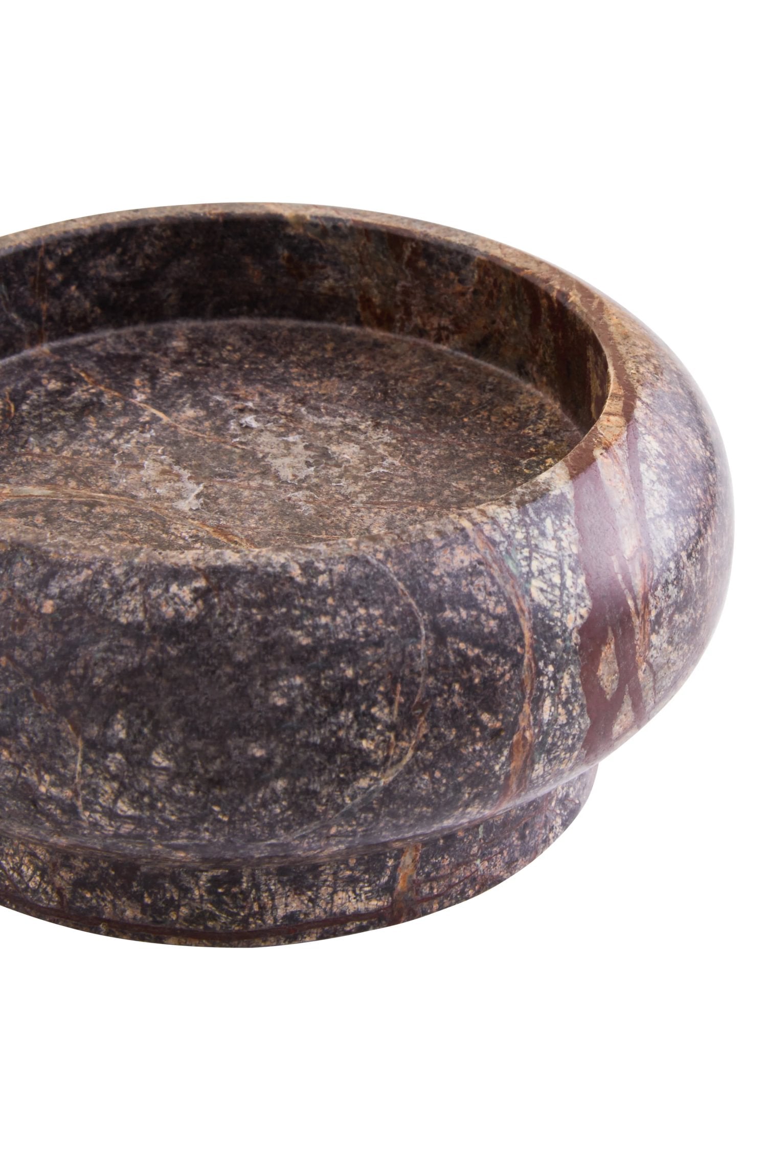 Sylvan Forest Green Marble Pillar Candle Holder