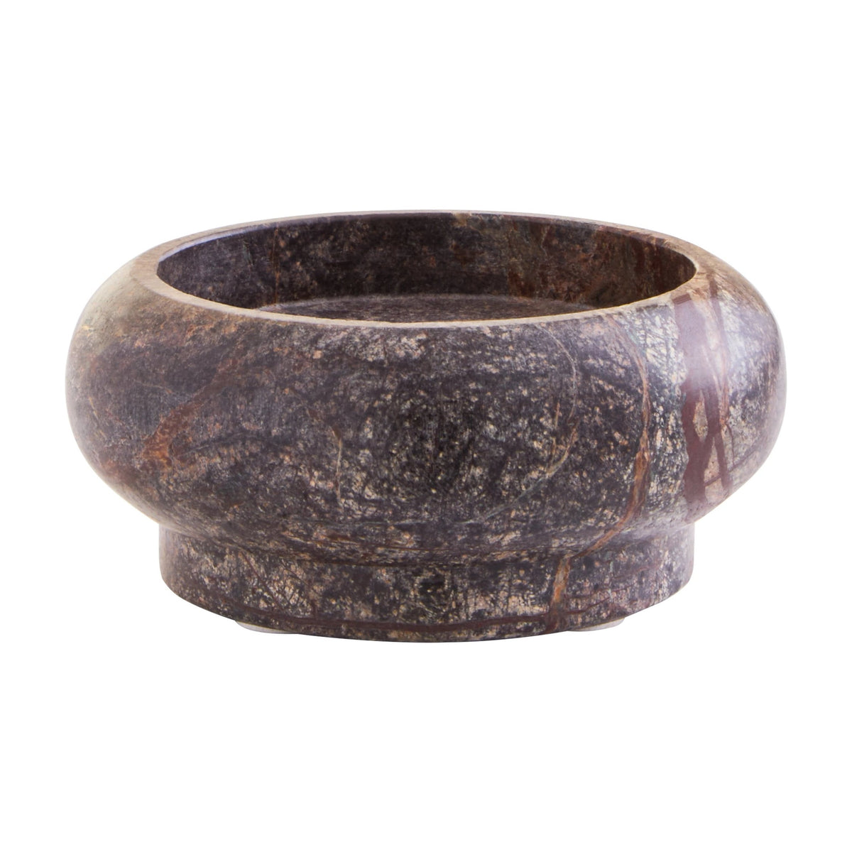 Sylvan Forest Green Marble Pillar Candle Holder