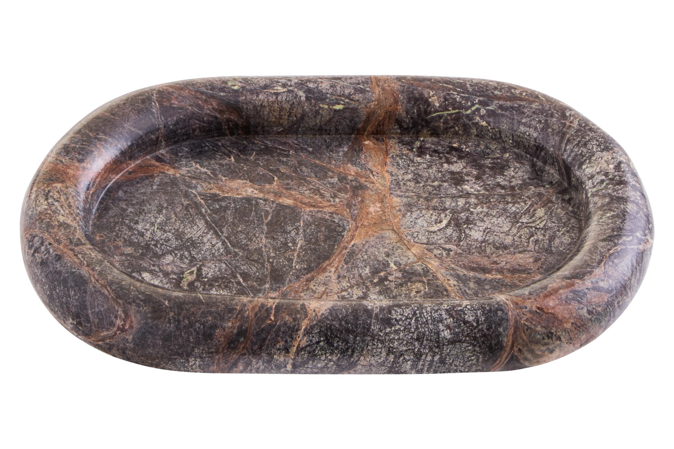 Sylvan Forest Green Marble Catchall Tray