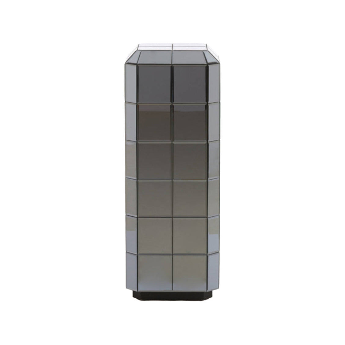Luciano Smoked Glass Plinth 80cm