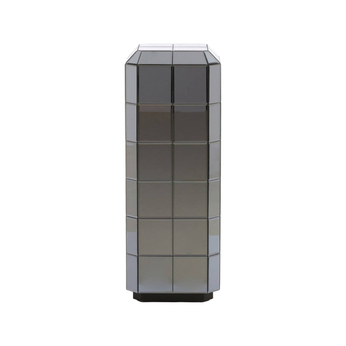 Luciano Smoked Glass Plinth 100cm