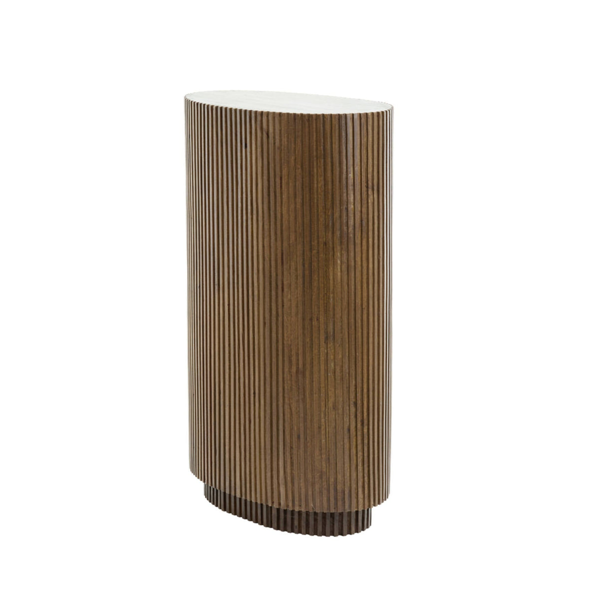 Dumosi Dark Brown Wood Plinth 100cm