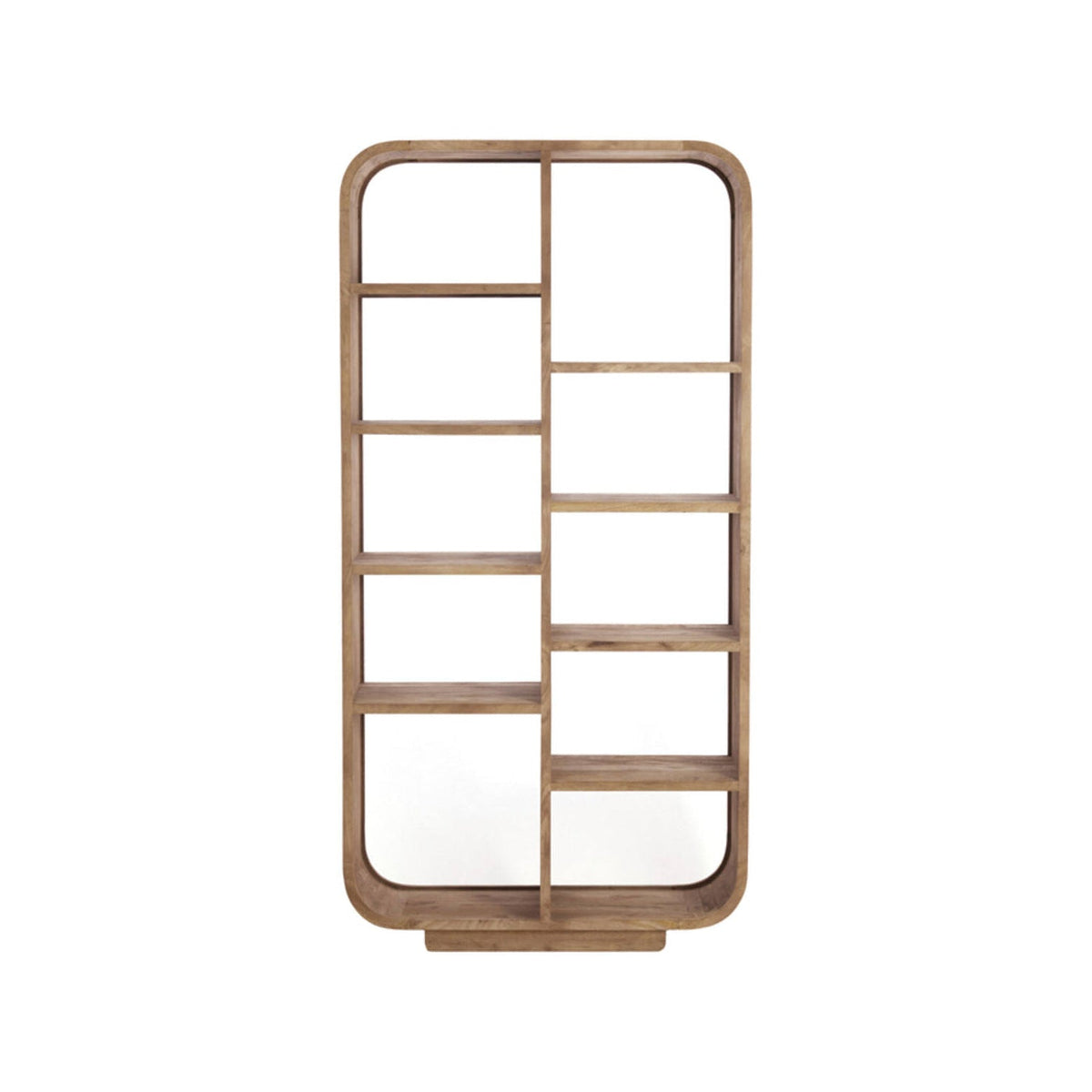 Dane Matt Grey/Brown Wood Wide Open Display Unit 200cm
