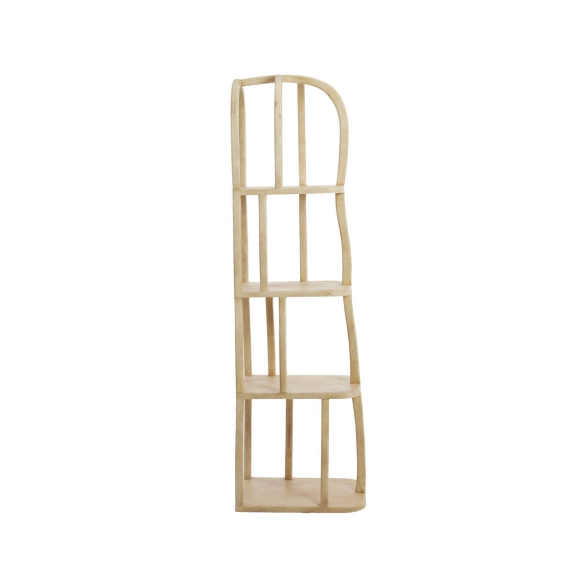 Lowe Matt Natural Wood Open Display Unit