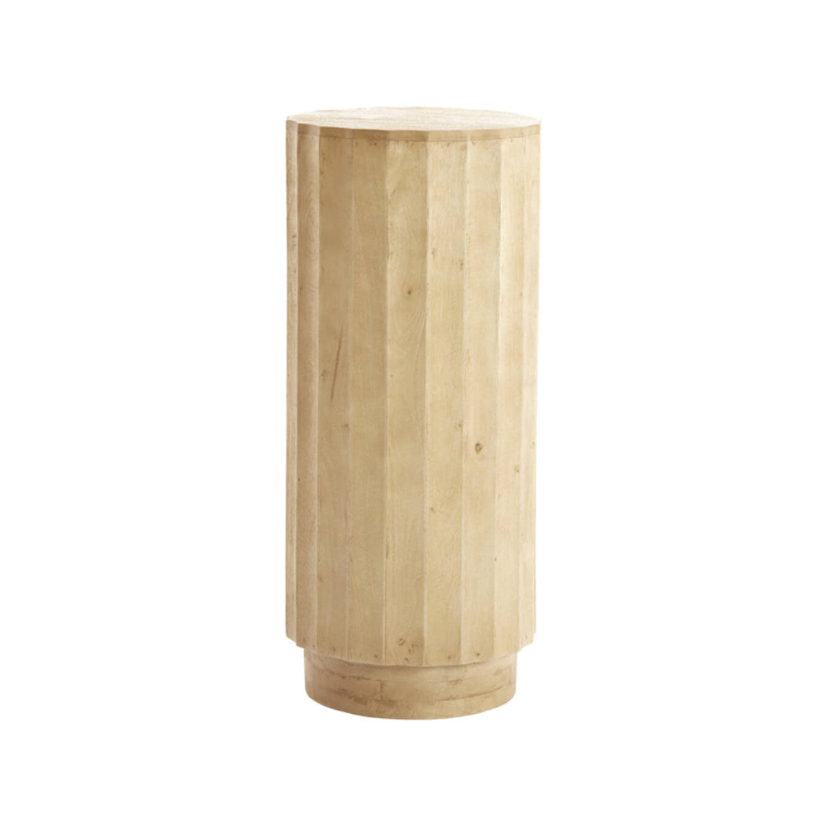 Ellena Matt Natural Wood Plinth 80cm
