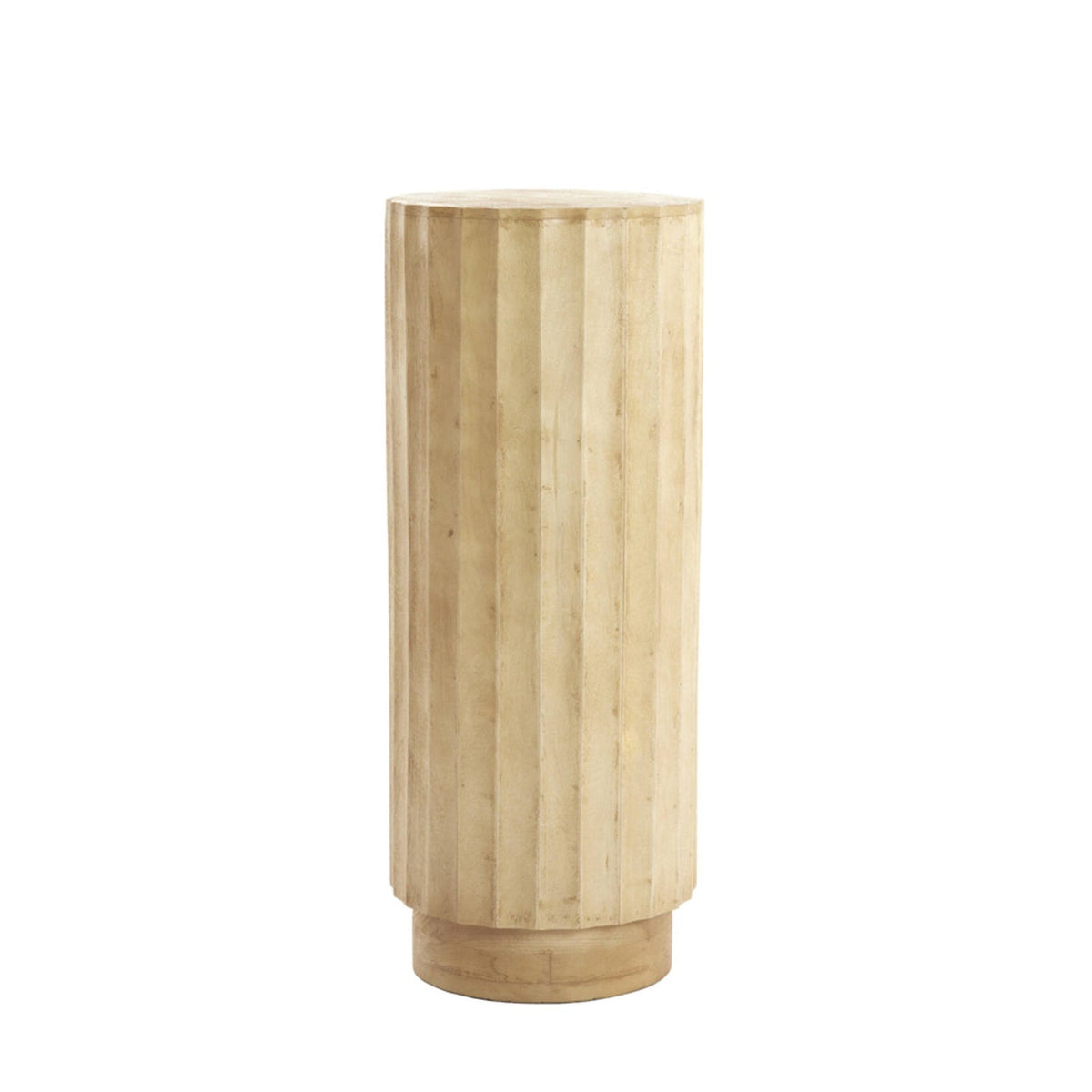 Ellena Matt Natural Wood Plinth 100cm
