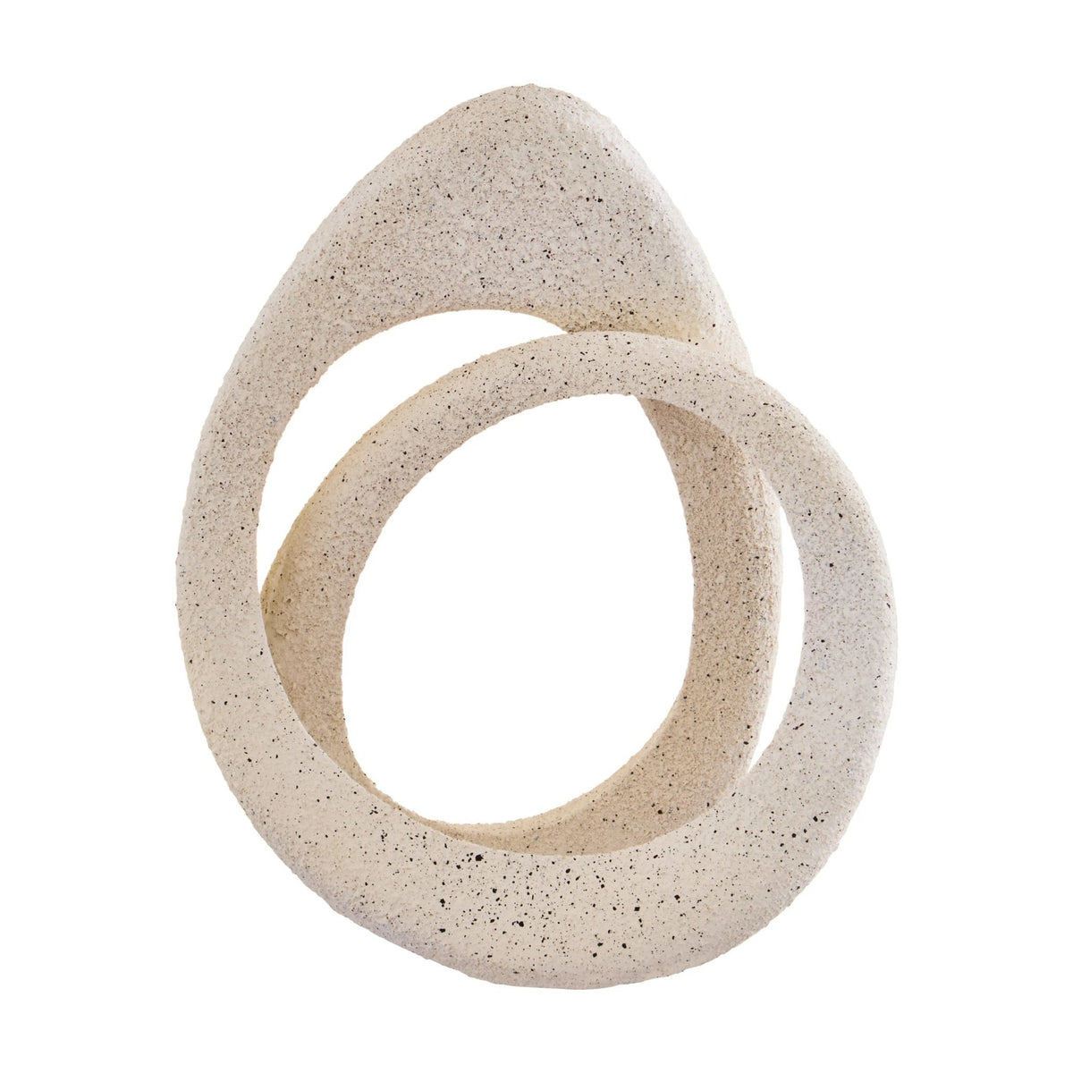 Forma Cream Textured Loop Sculpture