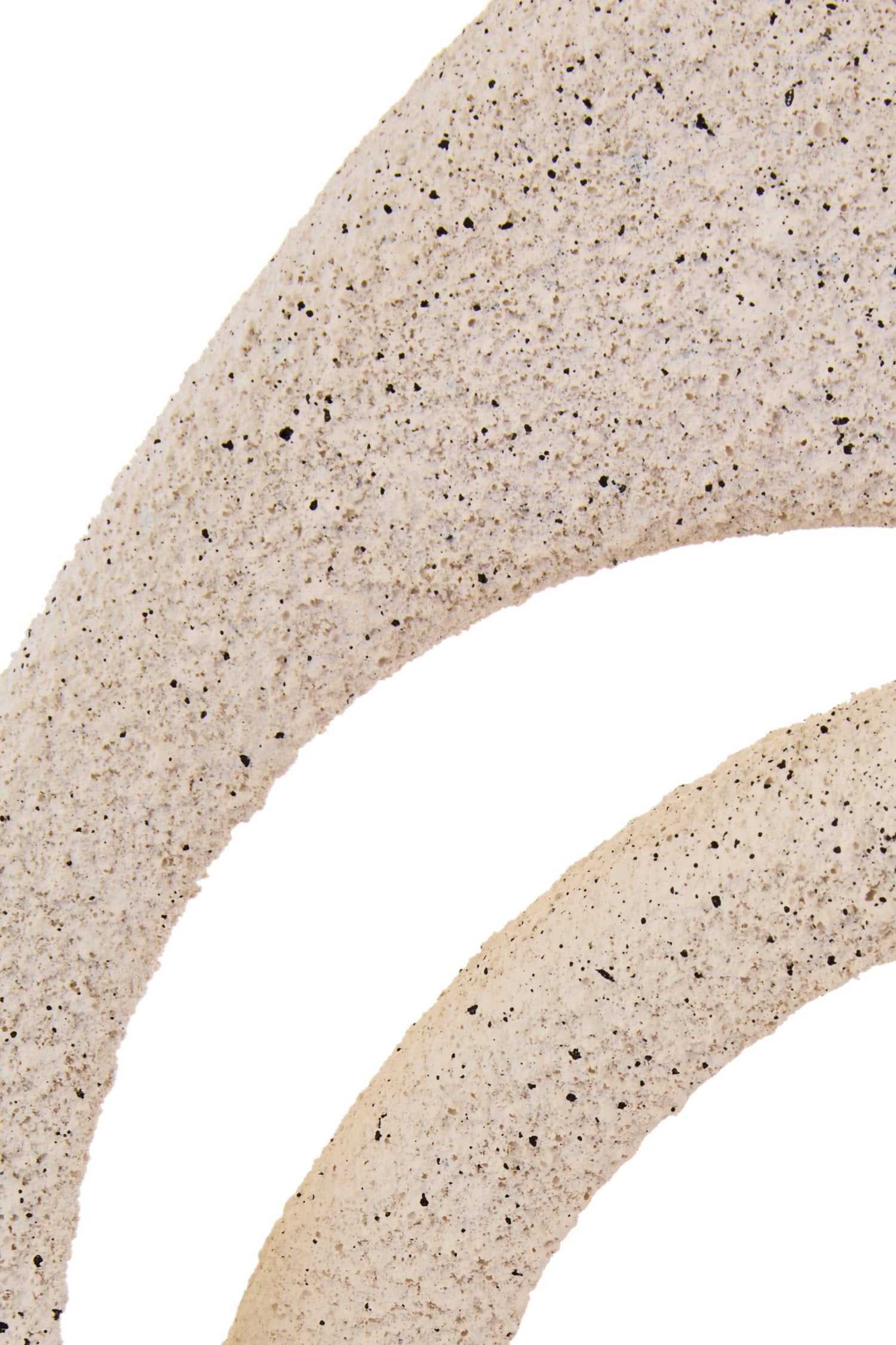 Forma Cream Textured Loop Sculpture