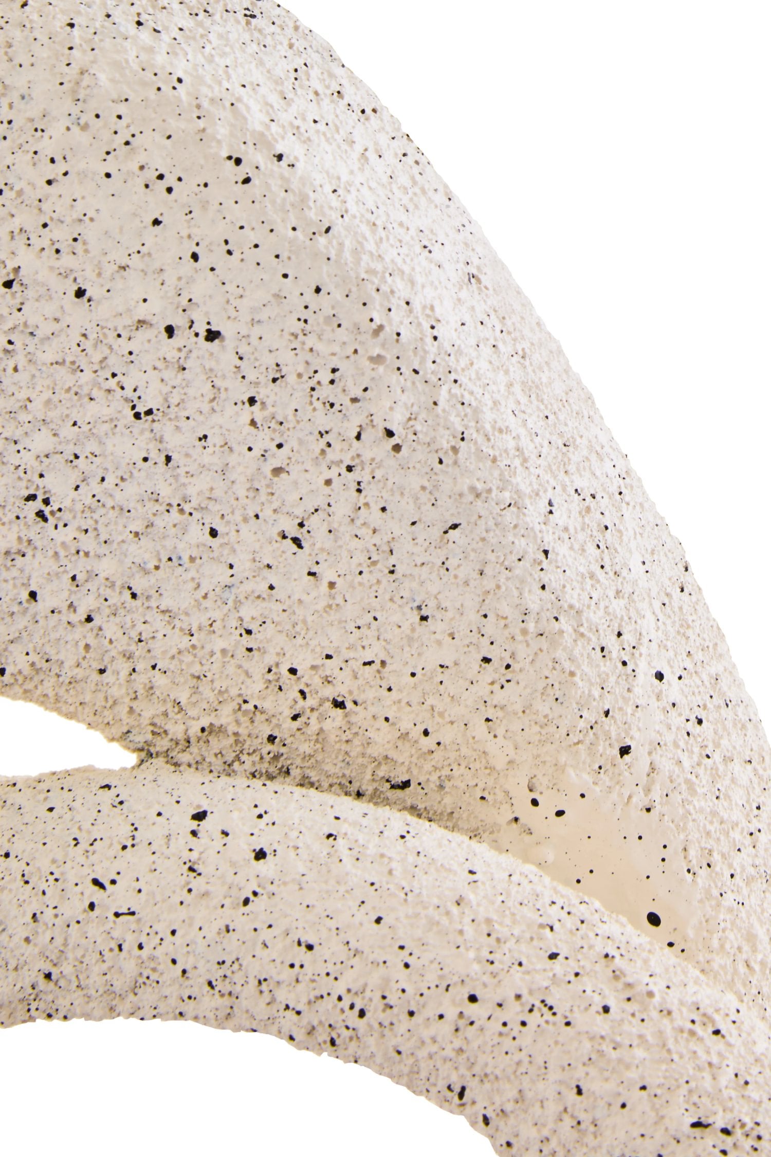Forma Cream Textured Loop Sculpture