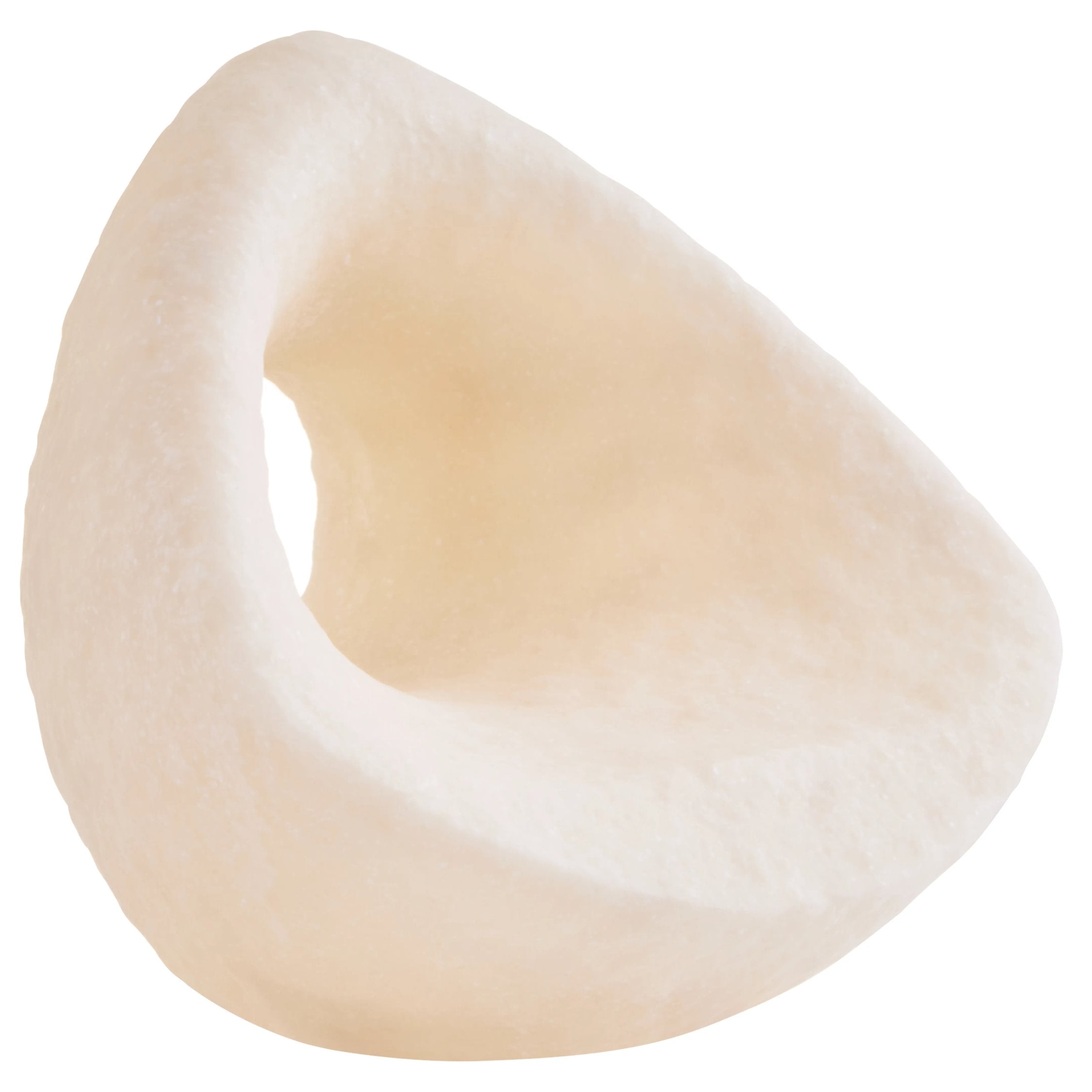 Forma Cream Textured Geometric Sculpture
