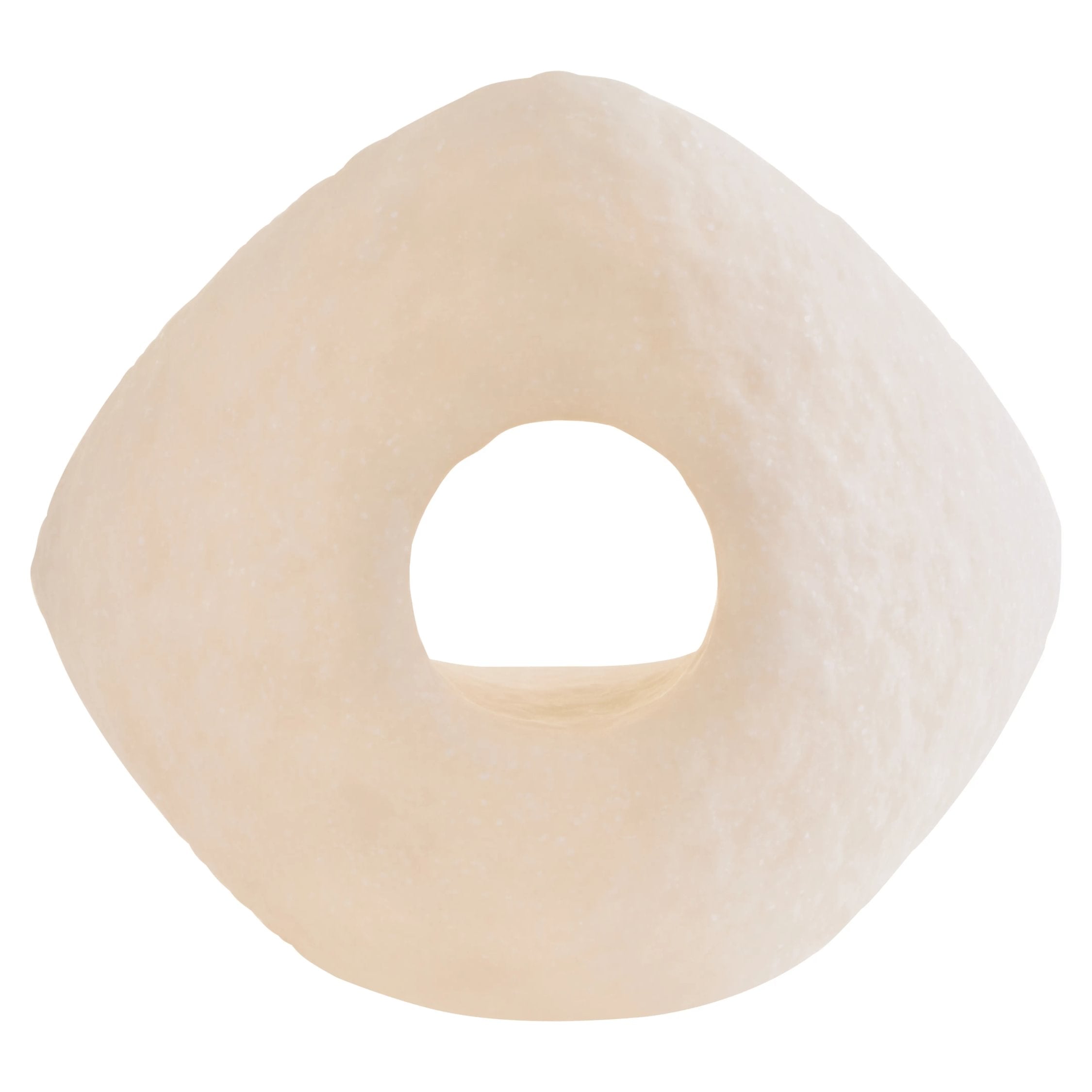 Forma Cream Textured Geometric Sculpture