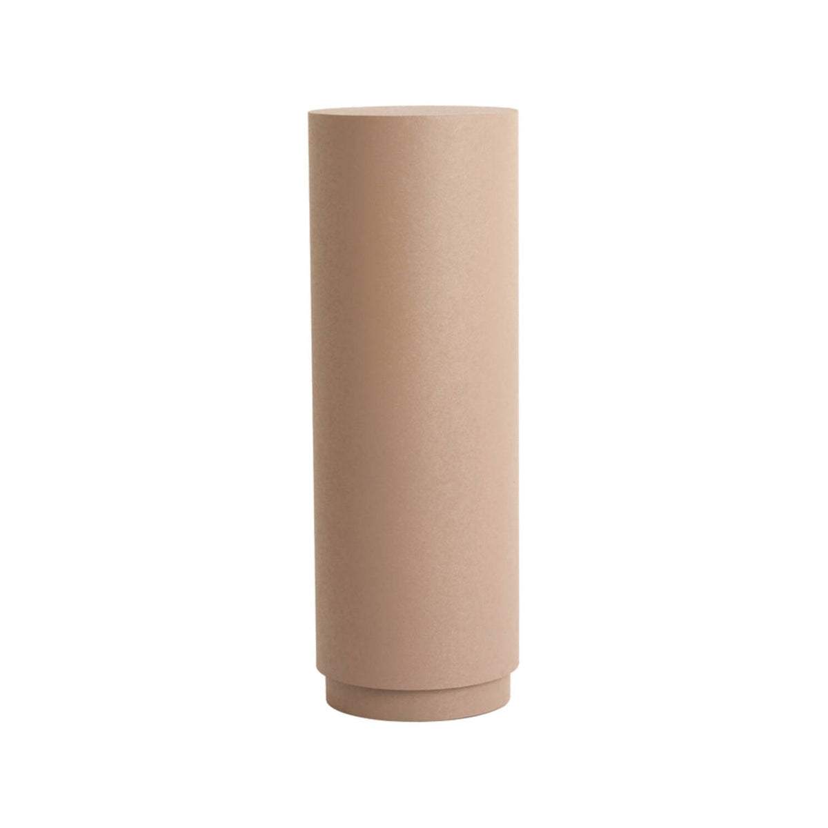 Aluria Matt Dusty Pink Metal Plinth 100cm