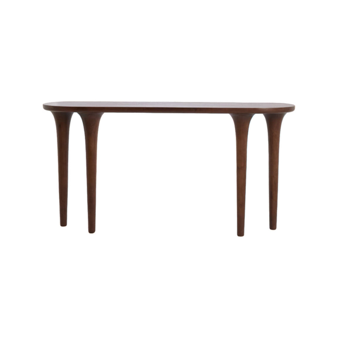 Zali Dark Brown Acacia Wood Console Table