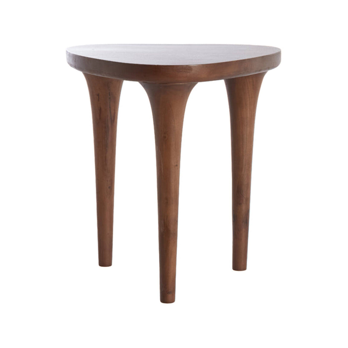Zulio Dark Brown Acacia Wood Side Table