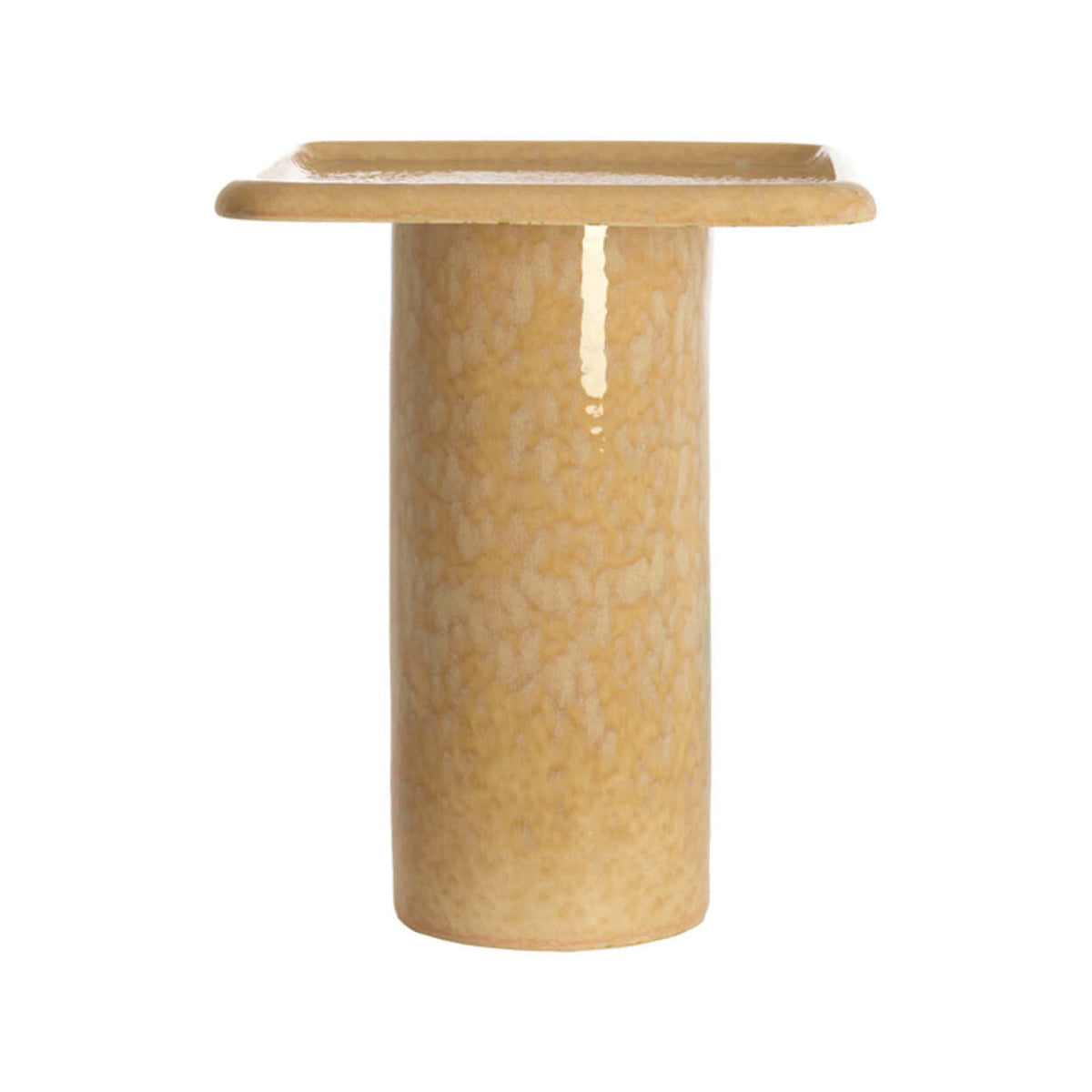 Luarca Light Peach Ceramic Round Side Table 54cm