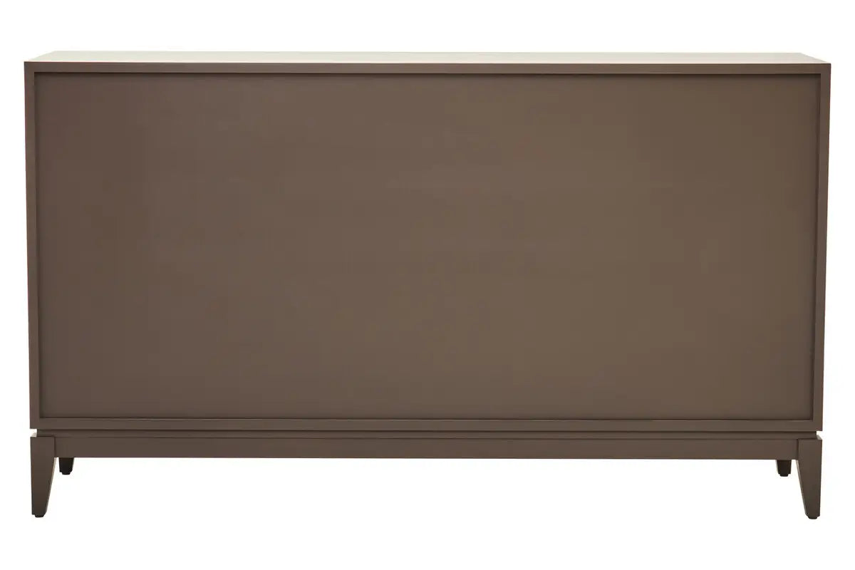 Jetta Checkered Antique Grey Elm Wood Sideboard