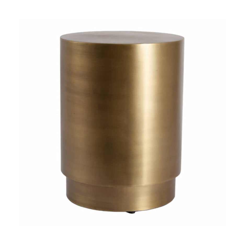 Alarios Antique Bronze Metal Plinth Side Table 40cm