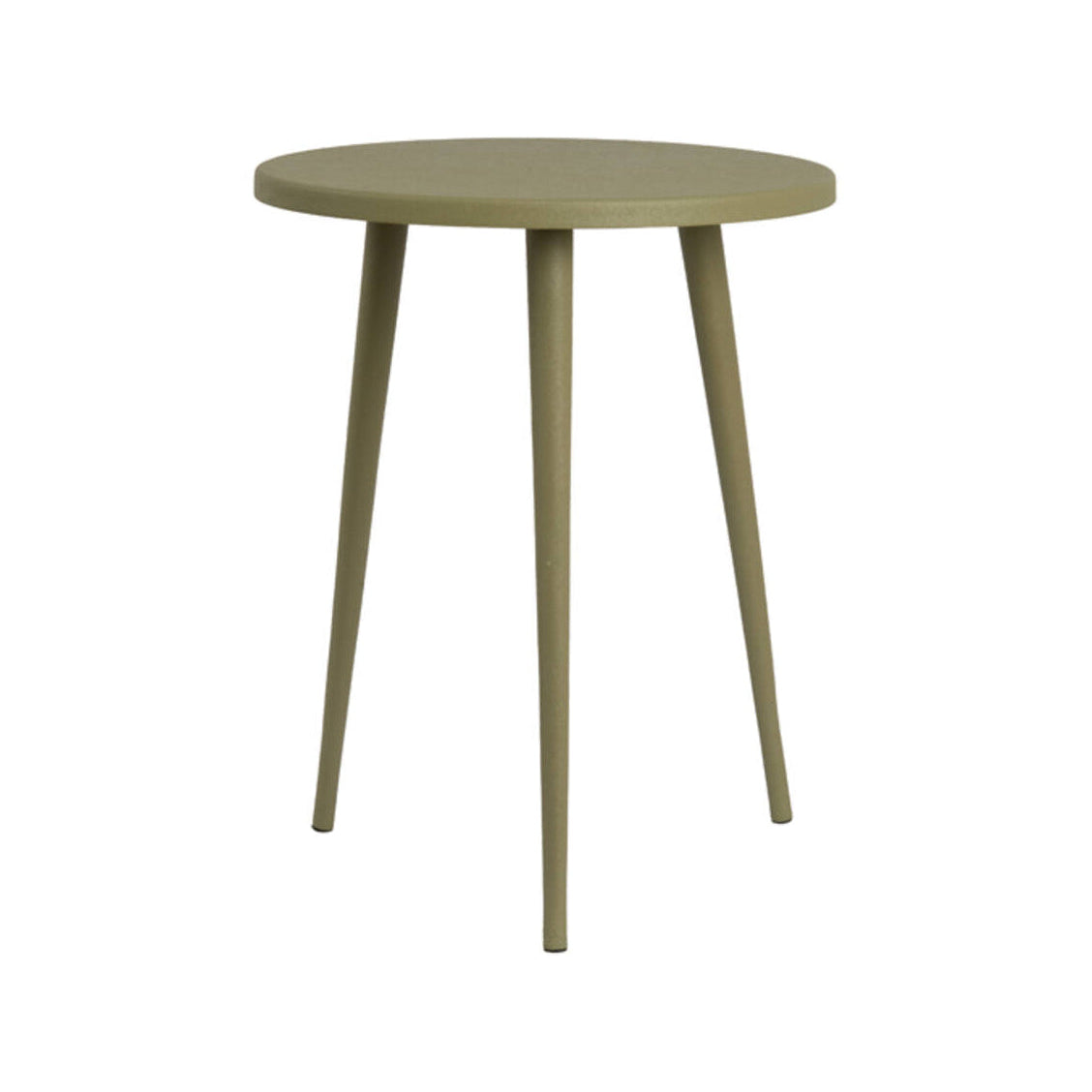 Dimeka Olive Green Metal Round Side Table 50cm