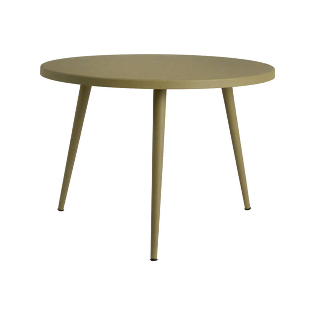 Dimeka Olive Green Metal Round Side Table 43cm