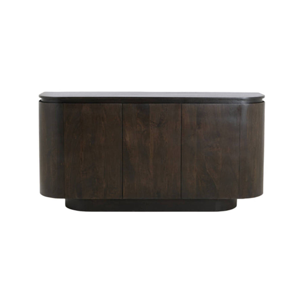 Ryma Chocolate Brown Wood Console Table