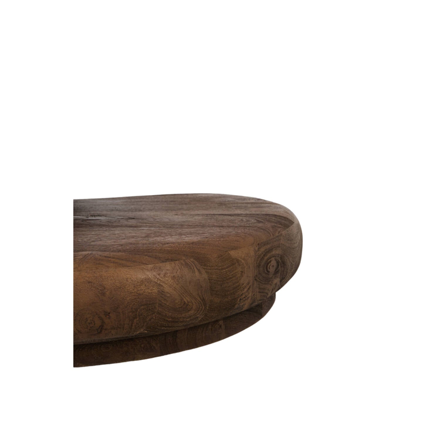 Payu Matt Dark Brown Mango Wood Organic Coffee Table