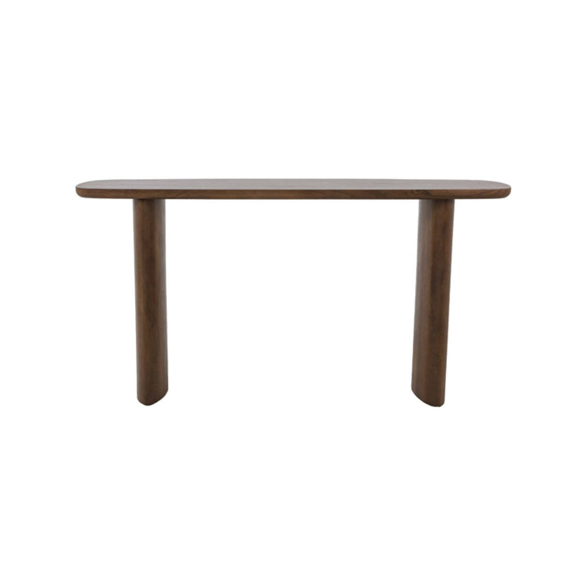 Aymara Dark Brown Acacia Wood Console Table