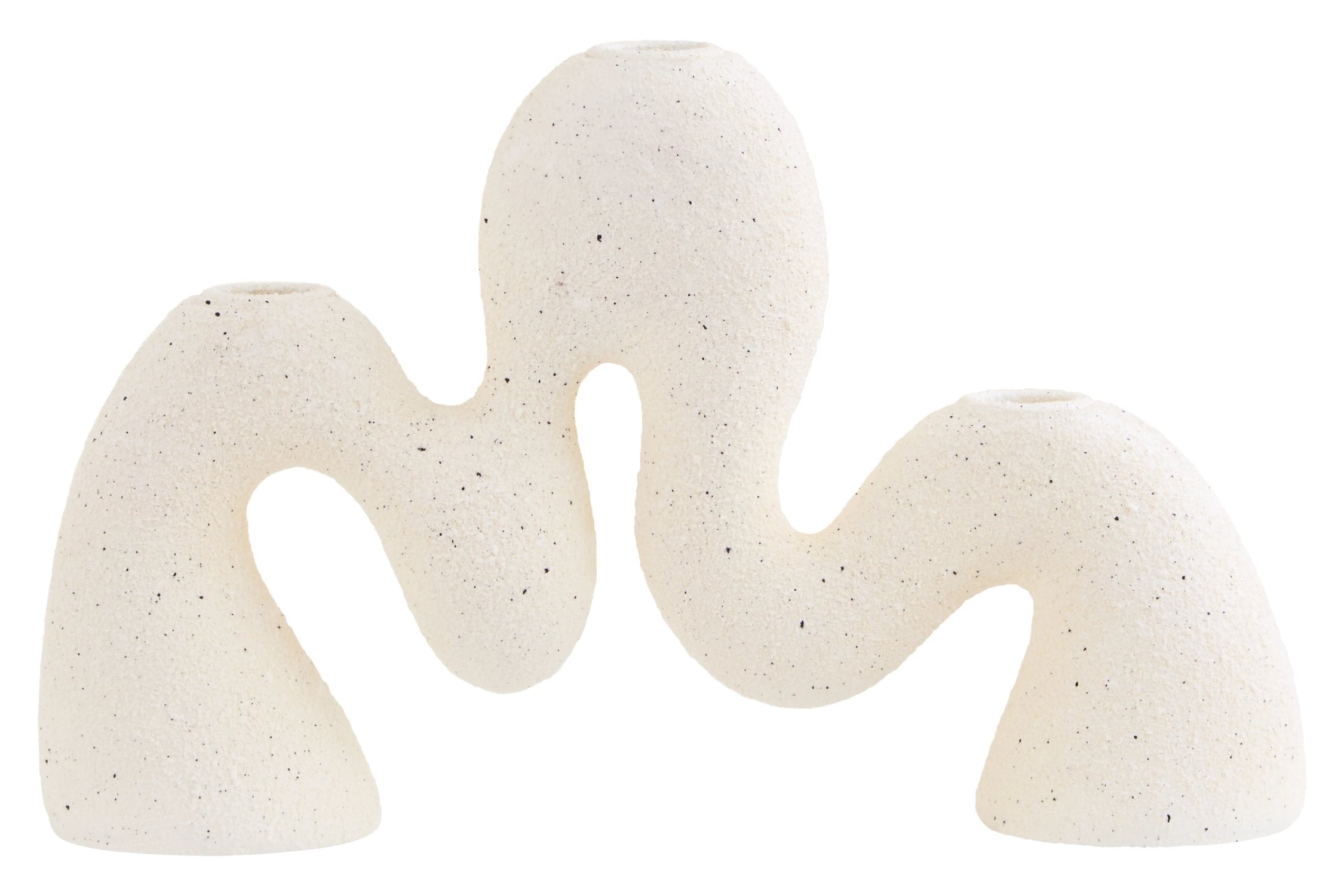 Forma Cream Organic Candle Holder
