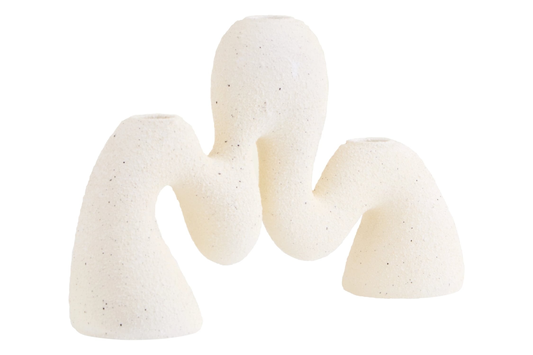 Forma Cream Organic Candle Holder