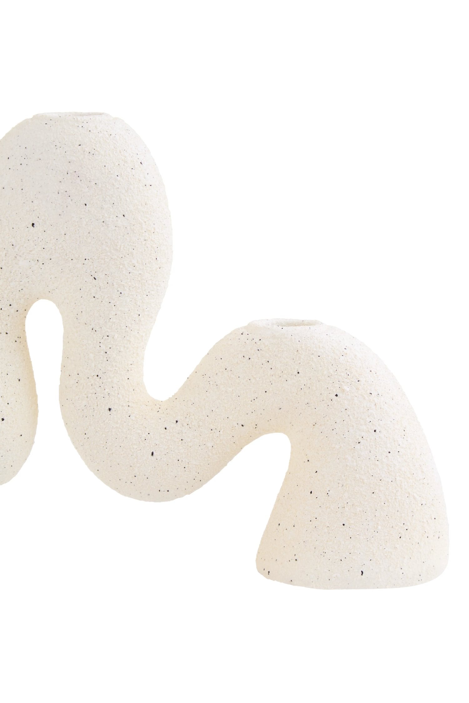Forma Cream Organic Candle Holder