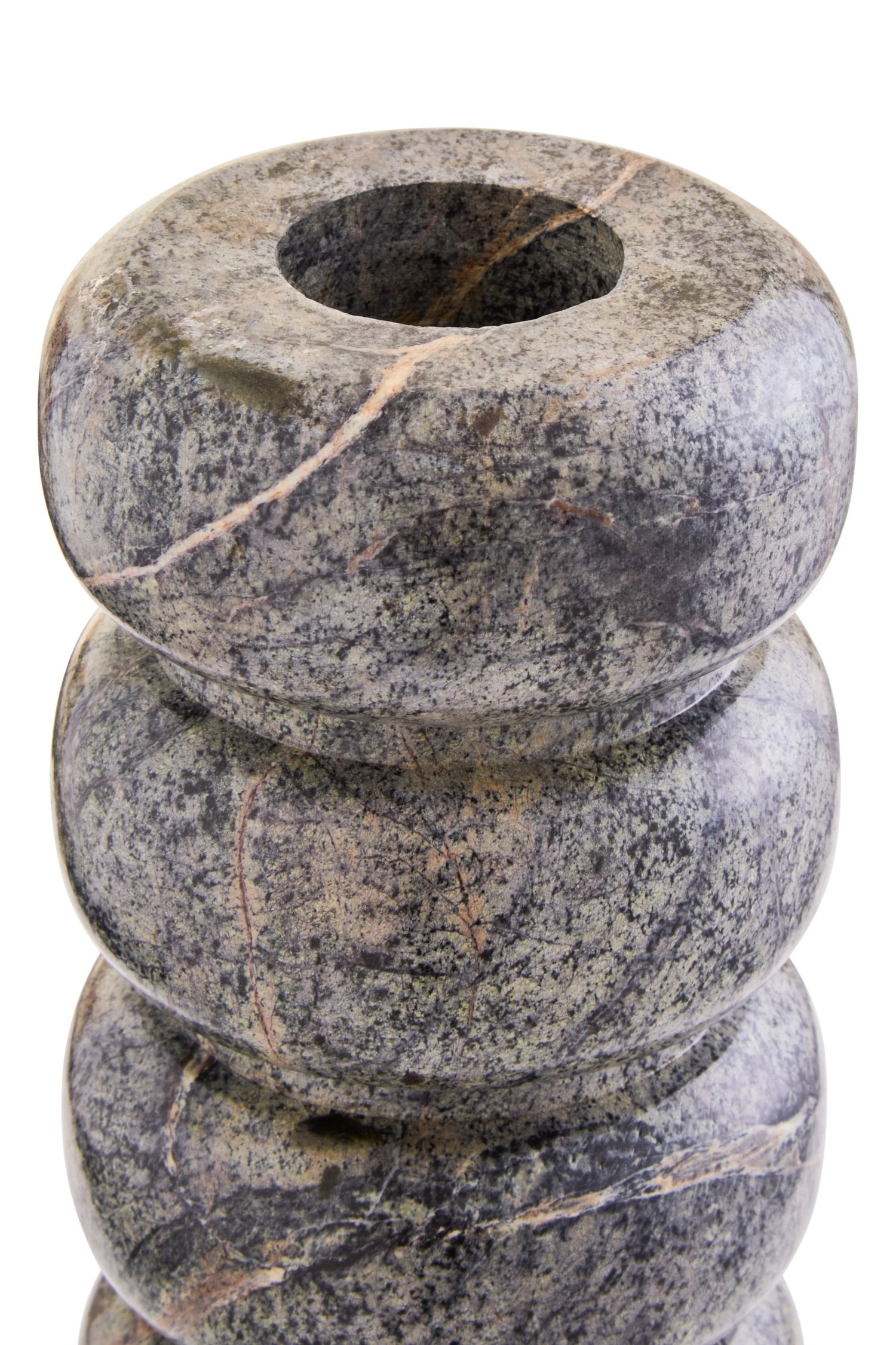 Sylvan Forest Green Marble Vase