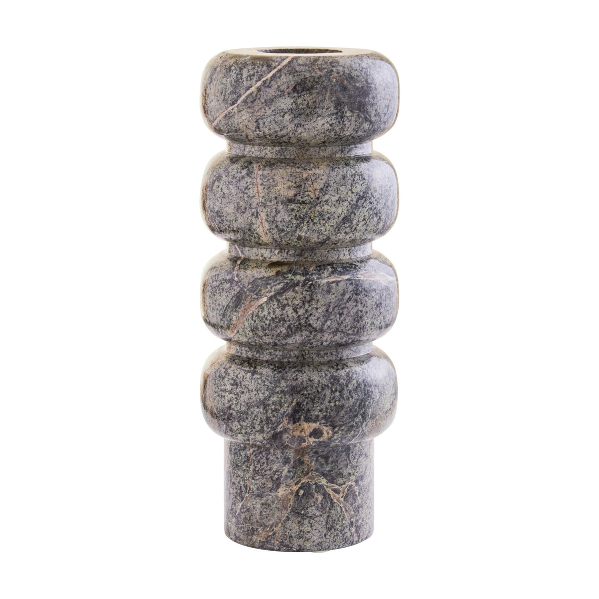 Sylvan Forest Green Marble Vase