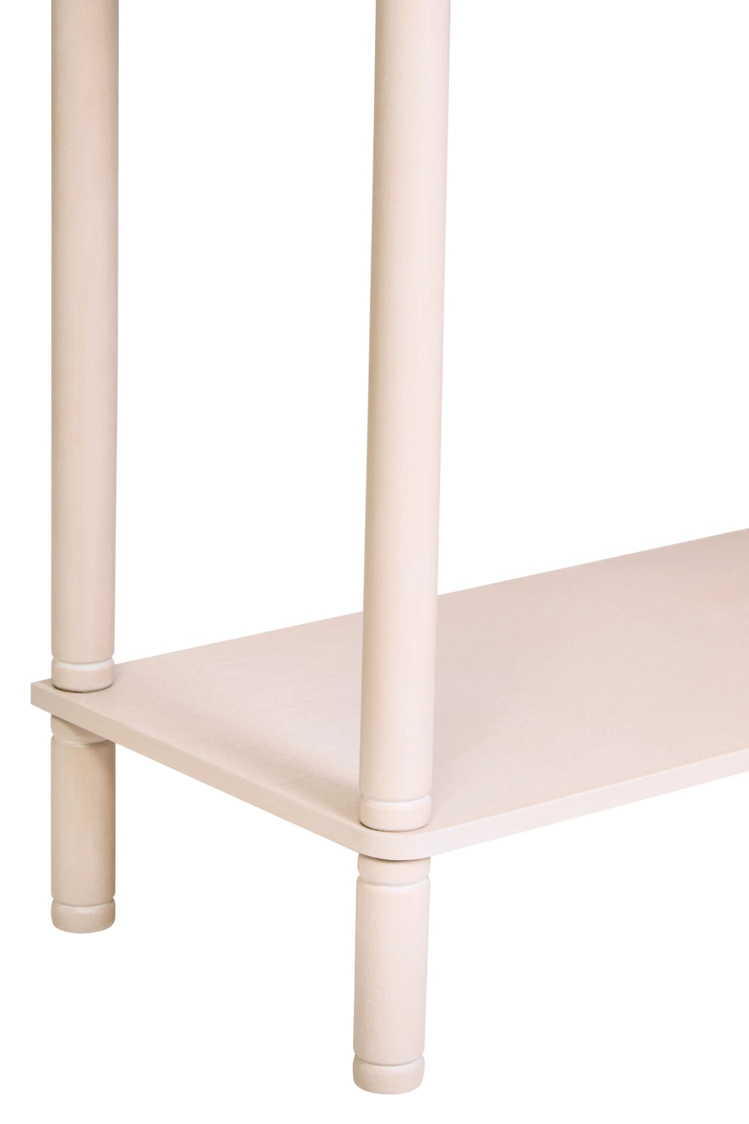 Chelsea Reeded Taupe Wood 2 Drawer Console Table