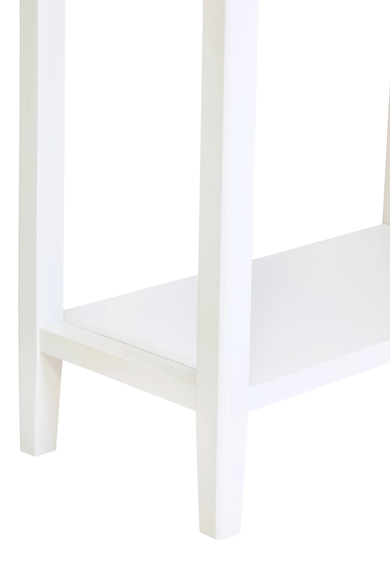 Chelsea White Wood 2 Drawer Console Table 120 x 33 x 81cm