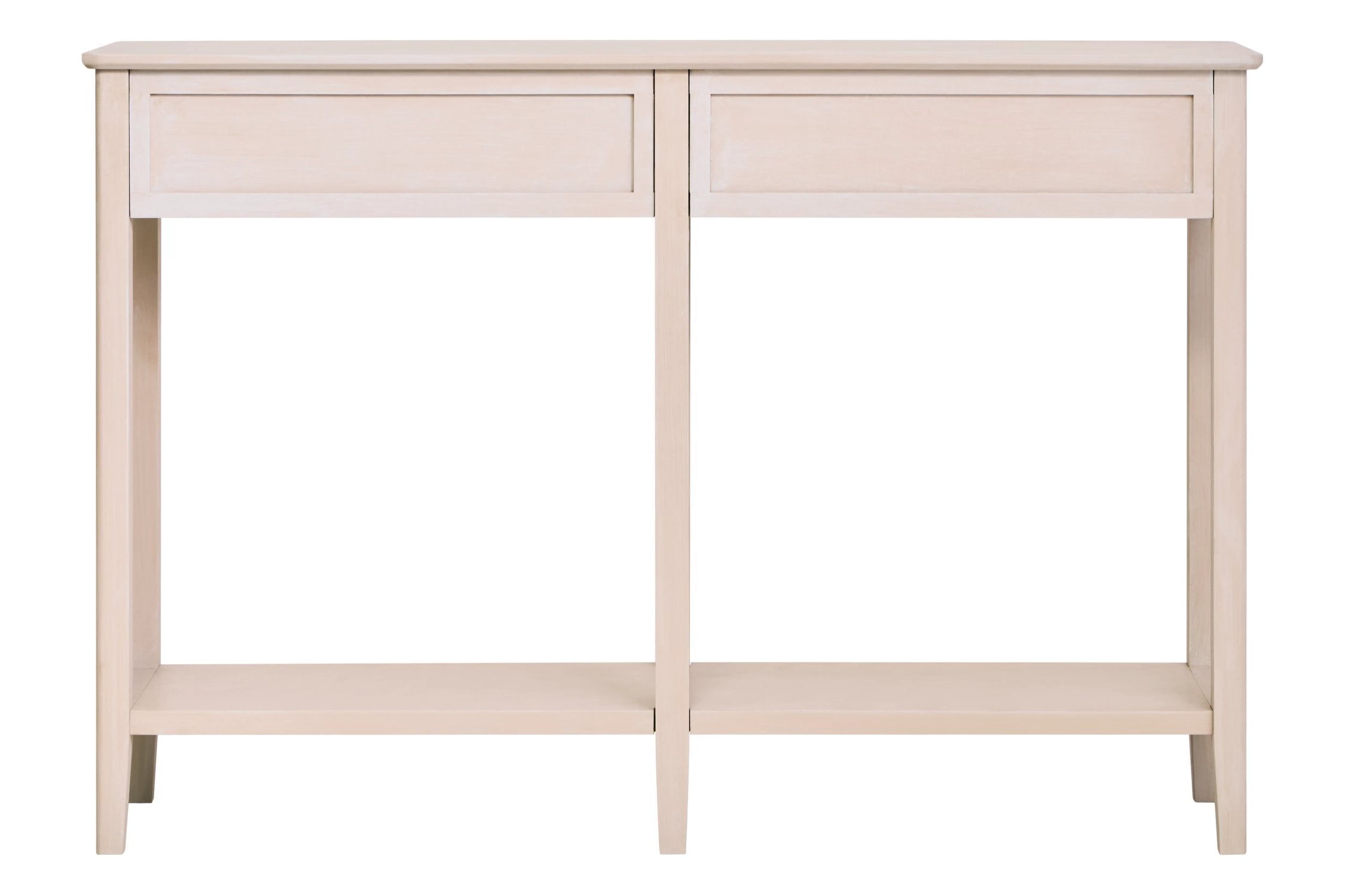 Chelsea Taupe Wood 2 Drawer Console Table