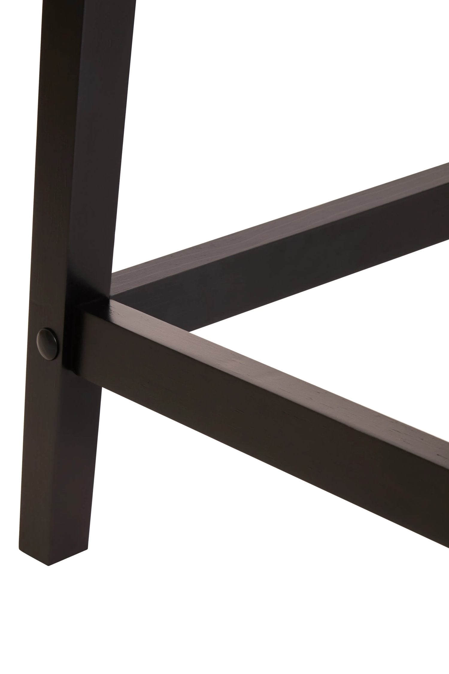 Chelsea Black Finish Wood 1 Drawer Side Table