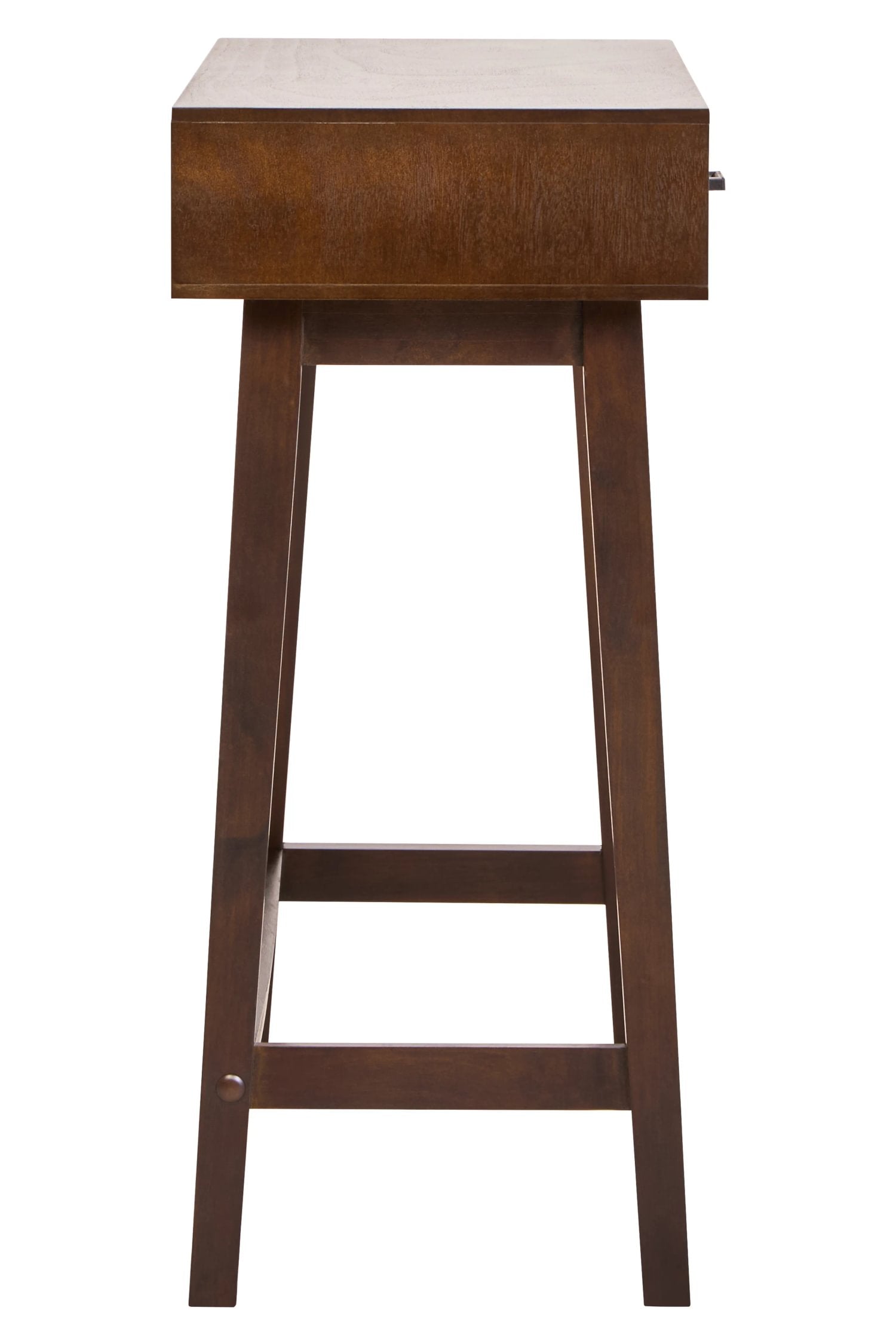 Chelsea Walnut Finish Wood 2 Drawer Console Table