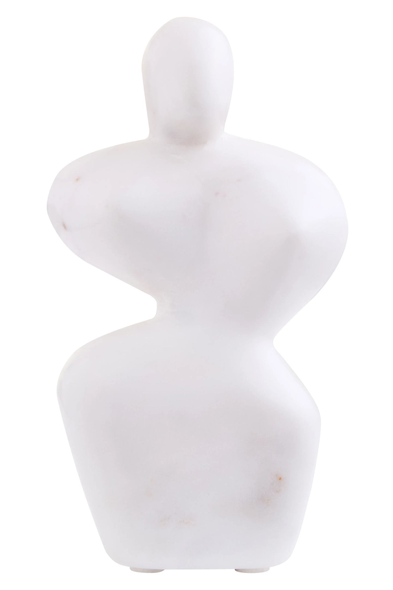 Florence White Marble Abstract Sculpture
