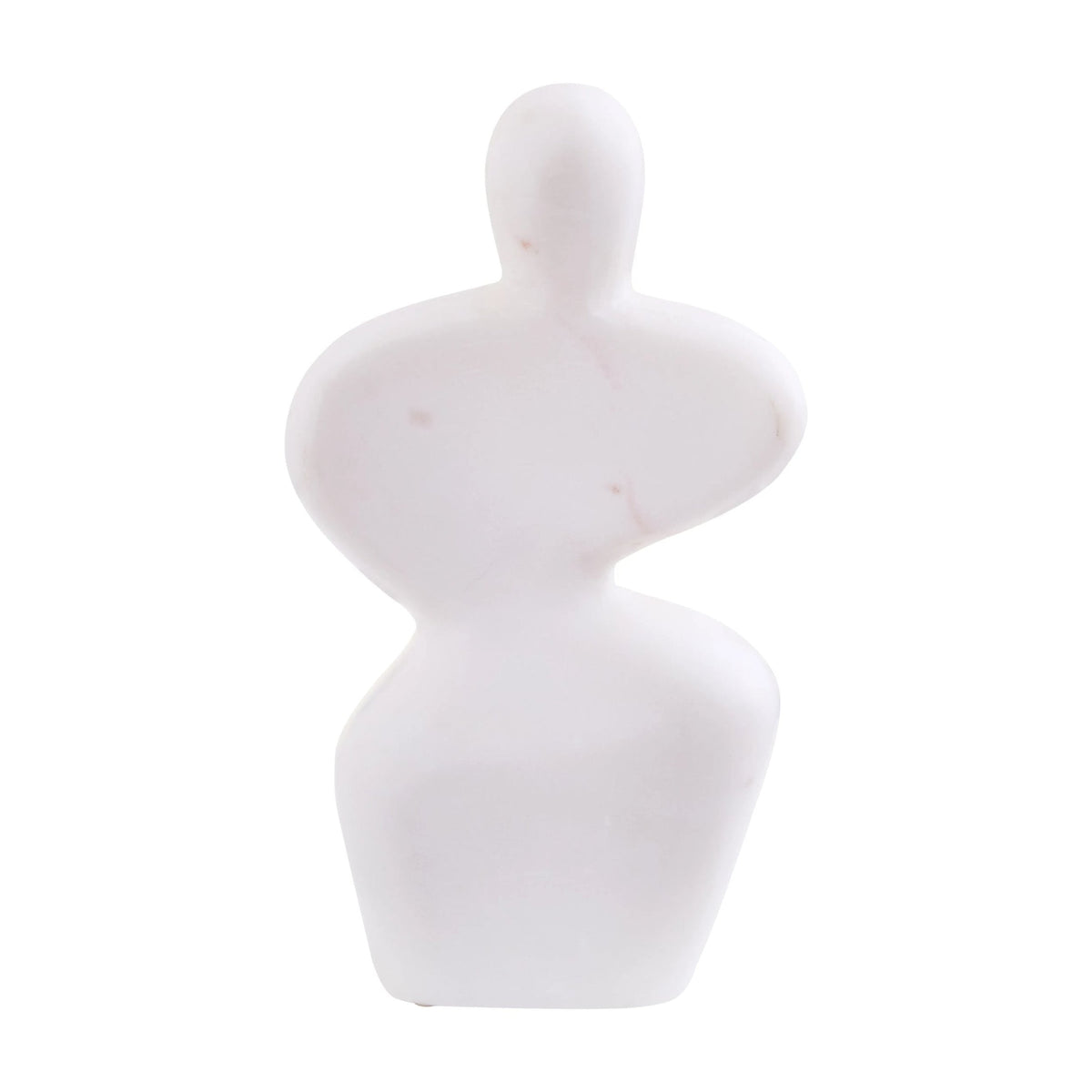 Florence White Marble Abstract Sculpture