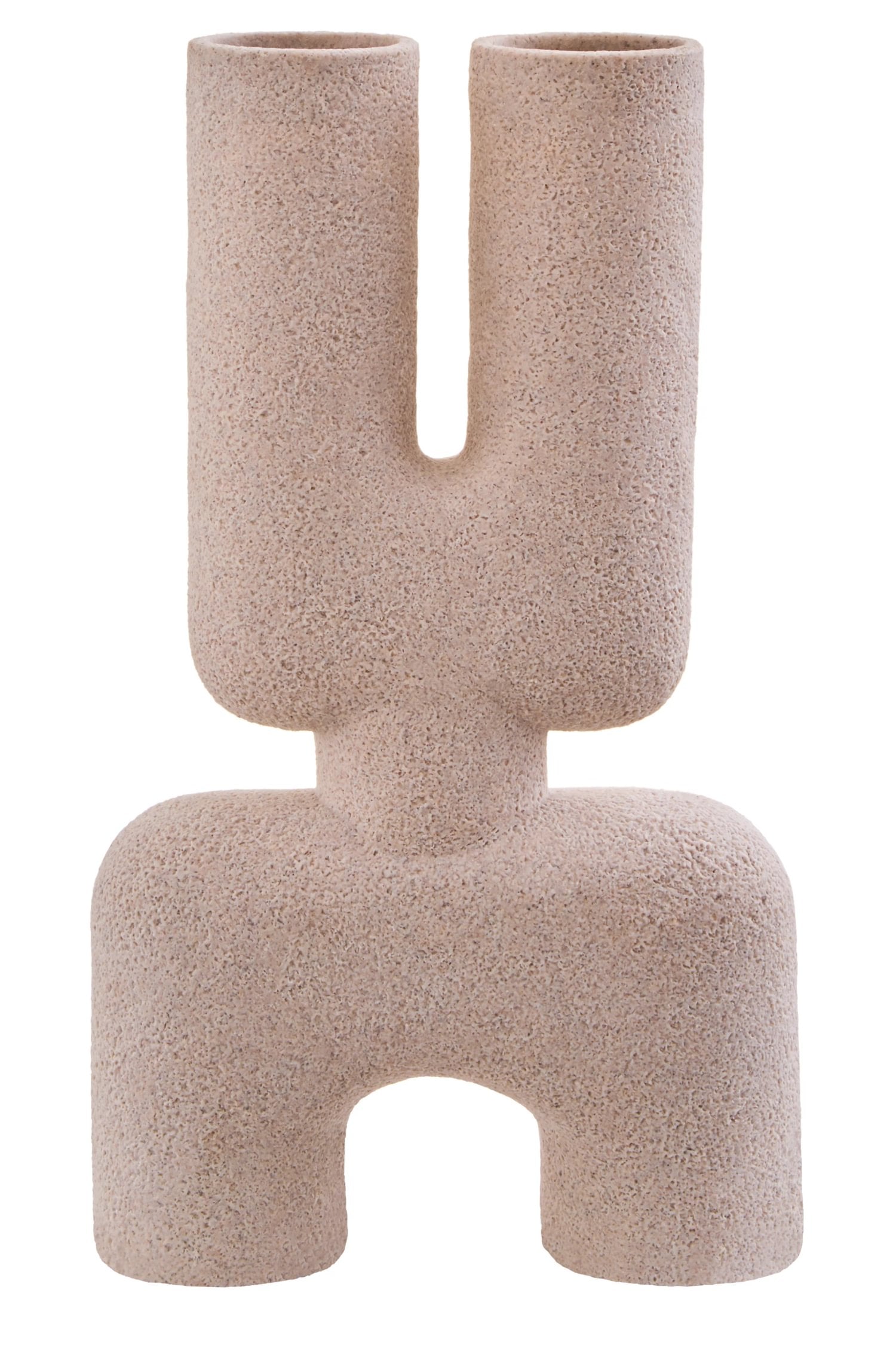 Forma Small Sandstone Effect Sculptural Vase